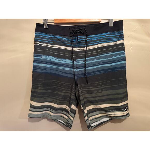 Outerknown Stripe Swimwear Trunks Size 32